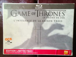 Coffret Blue-ray De Pré-réservation GAMES OF THRONES Saison 3 édition Limitée Et Numérotée - Collezioni & Lotti