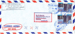 Guatemala Air Mail Cover Sent To Germany 21-10-1999 - Guatemala