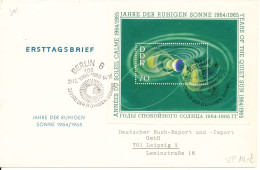 Germany DDR FDC 29-12-1964 Jahre Der Ruhigen Sonne Souvenir Sheet - 1950-1970