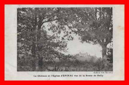 CPA (71) EPINAC. Le Château Et L'église Vus De La Route De Sully. *8011 - Autres & Non Classés