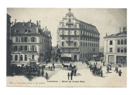 CPA - Suisse - Lausanne - Hôtel Du Grand Pont - Animée - Non Circulée - Lausanne