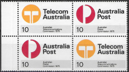 1975 Australia Postal Commission 4v. MNH SG. N. 600/01 (x2) - Autres & Non Classés