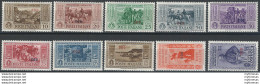 1932 Egeo Coo Garibaldi 10v. MNH Sassone N. 17/26 - Other & Unclassified
