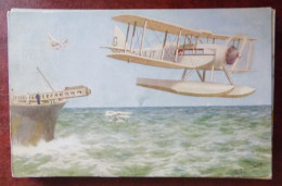 Cpa D.H. Seaplane  - Ill. Howard - 1919-1938: Entre Guerres