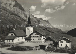 12011059 Attinghausen Kirche Mit Schulhaus Auf Urnerboden An Der Klausenstrasse  - Autres & Non Classés