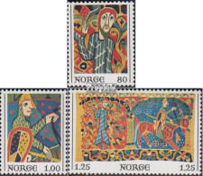 Norwegen 734-736 (kompl.Ausg.) Postfrisch 1976 Weihnachten - Ungebraucht