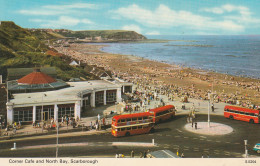 Postcard - Corner Café And North Bay, Scarborough - Card No..s0204 - Very Good - Zonder Classificatie