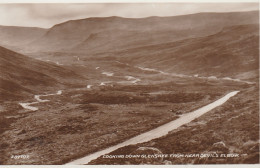 Postcard - Looking Down Glenshee From Near Devil's Elbow - Card No.209707 - Aug 1943 - Very Good - Unclassified