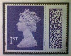 Great Britain, Scott MH501, Used (o), 2022 Machin (MEIL/M22L) Queen Elizabeth II, 1st, Violet - Série 'Machin'