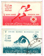 T+ Thailand 1966 Mi 460 463 Sportwettkämpfe - Tailandia