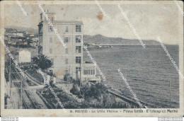 Bq208 Cartolina Sanremo La Villa Hellos 1938 Provincia Di Imperia - Imperia