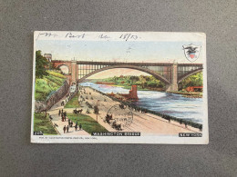 Washington Bridge New York Carte Postale Postcard - Andere & Zonder Classificatie