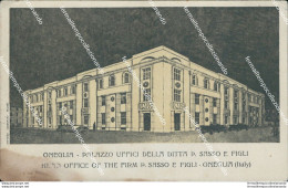 Be393 Cartolina Oneglia Palazzo Uffici Della Ditta D.sasso E Figli Imperia - Imperia