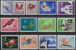 1961-63 South Africa Republic 13v. MNH SG N. 198/210 - Andere & Zonder Classificatie