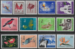 1961-63 South Africa Republic 13v. MNH SG N. 198/210 - Autres & Non Classés