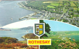 SCENES FROM ROTHESAY, SCOTLAND. Circa 1978 USED POSTCARD My8 - Bute