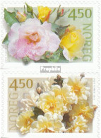 Norwegen 1366Du-1367Du (kompl.Ausg.) Postfrisch 2001 Rosen - Unused Stamps