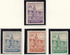 SBZ  162-165 AY, Postfrisch **, Leipziger Messe, 1946 - Mint