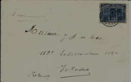 BELGIQUE - T.P. 147 (Franken)  S/ L. Recommandée De VEURNE Du 5-II-1916 à ROTTERDAM (Obl. Du 15-2-1916) - 1915-1920 Albert I
