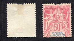 Colonie Française, Saint-Pierre-et-Miquelon N°69(*) ; Qualité Standard - Unused Stamps