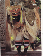 INDONESIE. JAKARTA (ENVOYE DE). " THE BARONG IS THE MYTHICAL CREATURE  ".ANNEE 1985 + TEXTE + TIMBRES. FORMAT 17x12 Cm - Indonesia