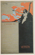1 MAGGIO 1905 VERITA' AUTORE LUIGI ONETTI FORMATO PICCOLO NON VIAGGIATA - Werbepostkarten