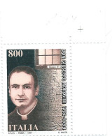 Italia 1997; Don Giuseppe Morosini, Anniversario Della Morte. Francobollo D' Angolo Superiore Destro. - 1991-00: Mint/hinged