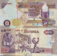 Sambia Pick-Nr: 45f Bankfrisch 2010 5.000 Kwacha - Zambia