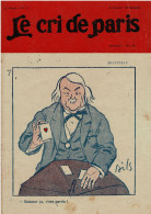 Le Cri De Paris BONNETEAU Comme Ca C'est Perdu ANNEE 1922 - Non Classés