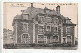 CP 02 COUCY LE CHATEAU AUFFRIQUE Hotel Du Lion Rouge - Other & Unclassified