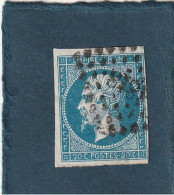 ///   FRANCE /// N° 14 Bleu 20cts Bleu Obl LYON 1818 - 1853-1860 Napoléon III.