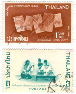 T+ Thailand 1966 Mi 469 471 Briefwoche - Thaïlande