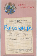 229097 URUGUAY MONTEVIDEO TELEGRAFO YEAR 1909 CIRCULATED TO ARGENTINA POSTAL POSTCARD - Uruguay