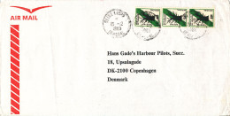 Senegal Air Mail Cover Sent To Denmark Saint Louis 15-2-1980 The Cover Is Folded And Damaged By Opening On The Backside - Senegal (1960-...)