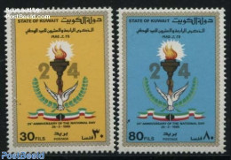 Kuwait 1985 National Day 2v, Mint NH - Koeweit