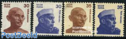 India 1980 Gandhi/Nehru 4v, Mint NH, History - Gandhi - Politicians - Neufs