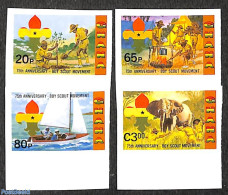 Ghana 1982 Scouting 4v, Imperforated, Mint NH, Sport - Scouting - Andere & Zonder Classificatie