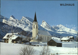 12001319 Lisighaus Wildhaus Kath Kirche Und Churfirsten  - Autres & Non Classés