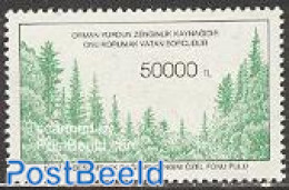 Turkish Cyprus 1996 Stop Forest Fire 1v (fiscal Stamp But Has Been Used For Postal Purposes Either), Mint NH, Nature -.. - Rotary Club