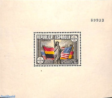 Spain 1938 US Constitution S/s, Mint NH, History - Various - Flags - Justice - Unused Stamps
