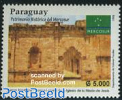 Paraguay 1998 Jezuit Mission 1v, Mint NH, Religion - Cloisters & Abbeys - Abadías Y Monasterios