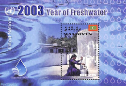 Maldives 2003 Water S/s, Mint NH, Nature - Water, Dams & Falls - Maldiven (1965-...)