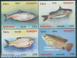 Bangladesh 2001 Fish 4v [+], Mint NH, Nature - Fish - Poissons