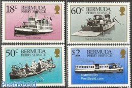 Bermuda 1989 Ferry Services 4v, Mint NH, Transport - Ships And Boats - Schiffe