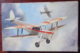 Cpa De Havilland " Hornet Moth "  - Ill. Howard - 1919-1938: Entre Guerras