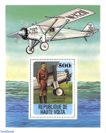 Upper Volta 1978 Charles Lindbergh S/s, Mint NH, Transport - Aircraft & Aviation - Avions