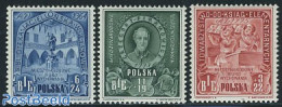 Poland 1946 International Education Bureau 3v, Mint NH, Science - Education - Unused Stamps