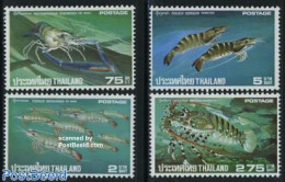 Thailand 1976 Marine Life 4v, Mint NH, Nature - Shells & Crustaceans - Maritiem Leven