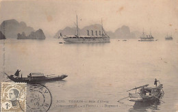 Viet-Nam - L'escadre Française D'extrême-orient En Baie D'Along - Les Cuirassés Châteaurenard, Pascal Et Bugeaud - Ed. P - Viêt-Nam