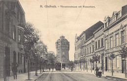 Mönchengladbach (NW) Viersenerstrasse Mit Wasserturm Straßenbahn - Moenchengladbach